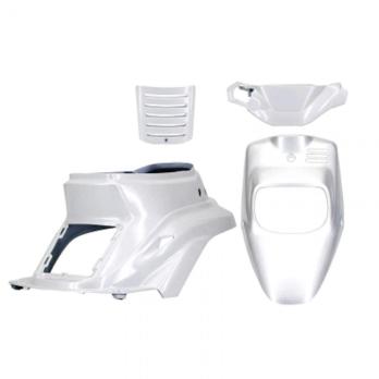 Комплект Пластика  на Yamaha bws original [Бело-серый-Металлик]