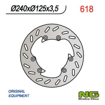 Диск тормозной передний Ø240 мм