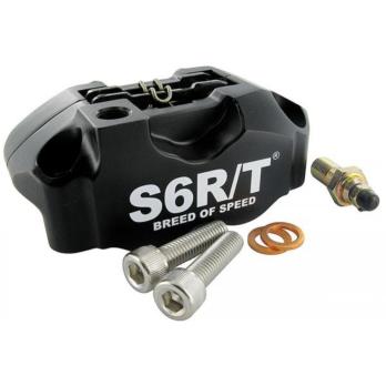 4х-поршневой тормозной суппорт Stage6 R/T под адаптер черный