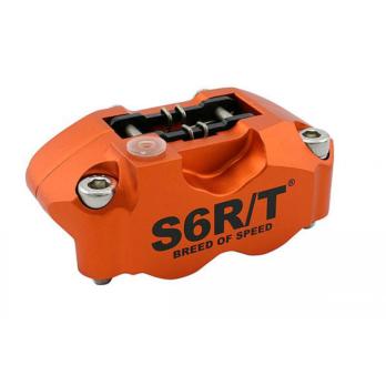 4х-поршневой тормозной суппорт Stage6 R/T под адаптер оранжевый