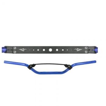 Открытый руль 800 мм с широкой перекладиной синий GU07A