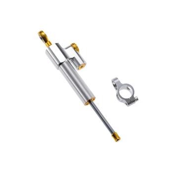 Демпфер рулевой колонки стабилизатор гидравлический серебристый