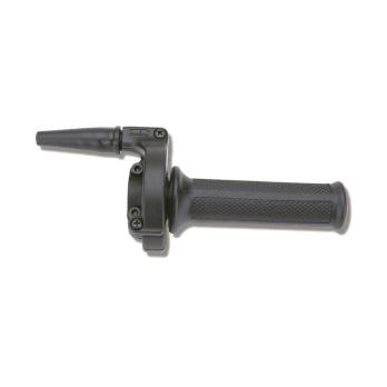 Ручка газа EnduroGP 1.9° / Cross 2.2° скорости с грипсами алюминиевая под один трос чёрная