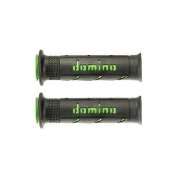 Грипсы открытые двухкомпозитные XM2 126 мм длинные RoadRacing чёрный/зелёный