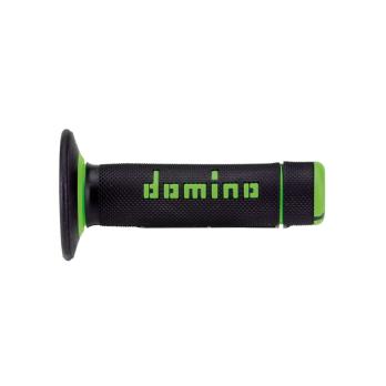 Грипсы A020 чёрный/зелёный