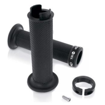 Грипсы с фиксацией черные