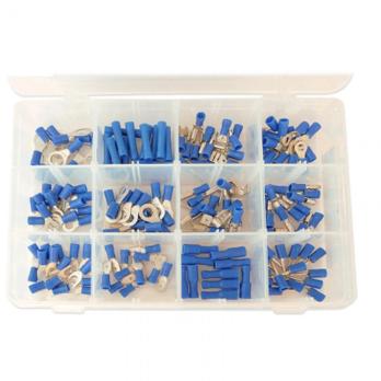 Набор изолированных клемм в боксе 165 предметов