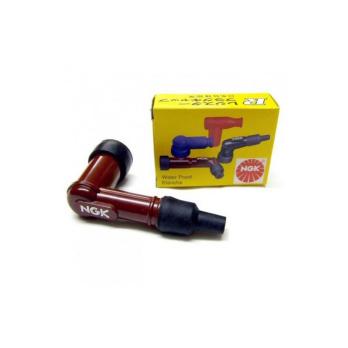 Колпачок свечи зажигания NGK LB05E-R терминал 6.3 мм красный