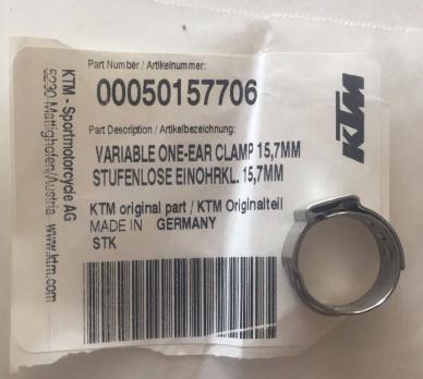 Хомут топливного шланга KTM/Husqvarna OEM 00050157706