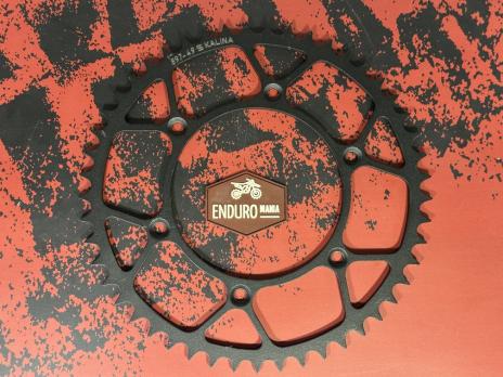 Звезда задняя стальная черная KALINA 49 зубов KTM / Husqvarna / GasGas