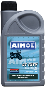 Масло Aimol City 4T 10w - 40 синтетика канистра 1л.