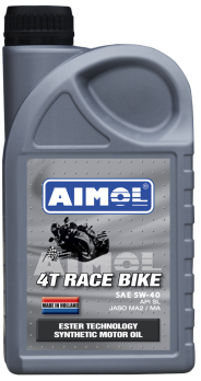Масло Aimol Race bike 4T 5w - 40 эстер синтетика канистра 1л.