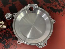 Крышка сцепления фрезерованная усиленная KTM/Husqvarna/ Gas Gas TBI 24+ (Серебро)