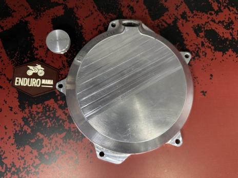 Крышка сцепления фрезерованная усиленная KTM/Husqvarna/ Gas Gas TBI 24+ (Серебро)