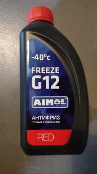 Антифриз готовый Aimol G12 красный канистра 1л.