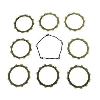 Набор дисков сцепления фрикционных / Прокладка крышки сцепления Kawasaki KX 250F 04-08, Suzuki RM-Z