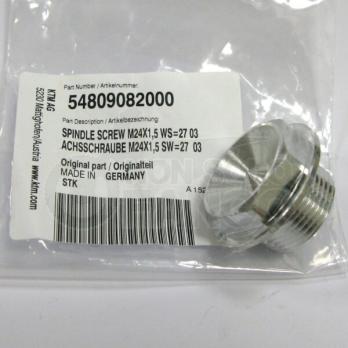 Болт передней оси (M24X1,5 WS=27) KTM SX/SX-F 03-14; EXC/EXC-F 03-15 / Husqvarna TC/FC 2014; TE/FE 1
