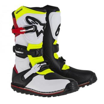 Мотоботы для триала Alpinestars Boots Tech T Белый-Желтый 39