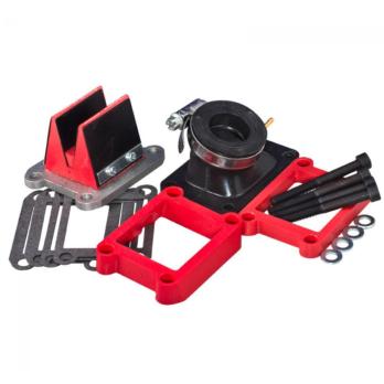 Лепестковый клапан с патрубком W-type Derbi Senda Ø 19-21