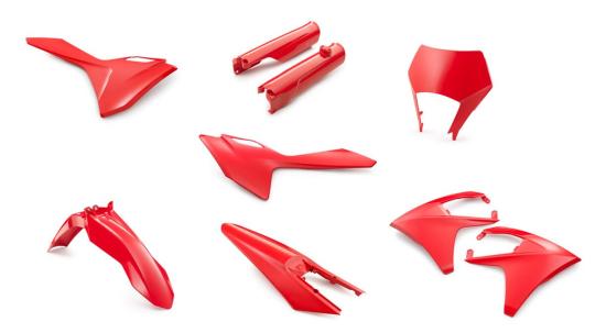 Набор пластика для GASGAS EC/EC-F 250-500 2024 OEM Red
