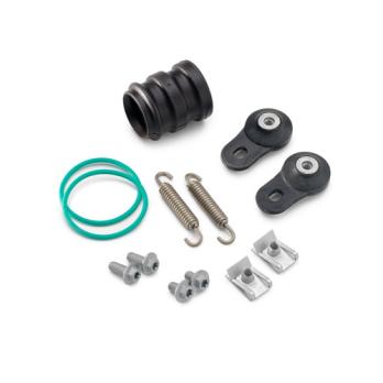 Комплект крепежа резонатора с уплотнениями KTM 65SX, 85SX 06-21 / Husqvarna TC85 14-21, TC65 18-21
