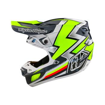 Мотошлем Troy Lee Designs SE5 Composite Helmet W/MIPS Ever Gray/Yellow XL