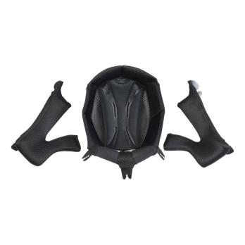 Сменная подкладка и щечные накладки для мотошлема UFO HELMET QUIVER Black XL