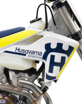 Боковины радиатора белые с графикой комплект Husqvarna TC/FC 2017
