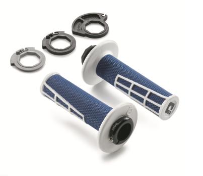 Грипсы Lock-on сине-белые Husqvarna TC/FC 16-21; TE/FE 17-21