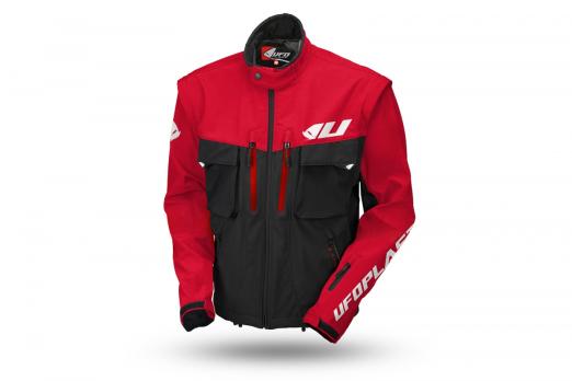 Мотокуртка UFO TAIGA 2023 ENDURO JACKET Black/Red L