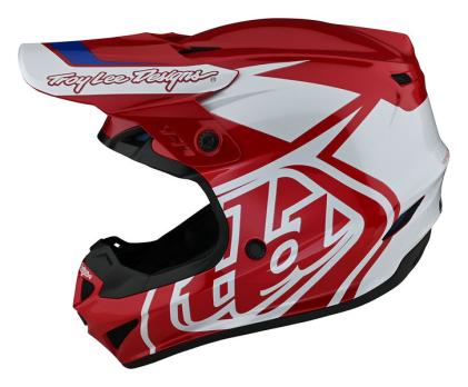 Мотошлем Troy Lee Designs GP Helmet Overload Red/White XL