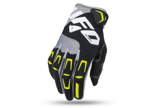 Мотоперчатки UFO IRIDIUM GLOVE 2023 Black/Neon Yellow L