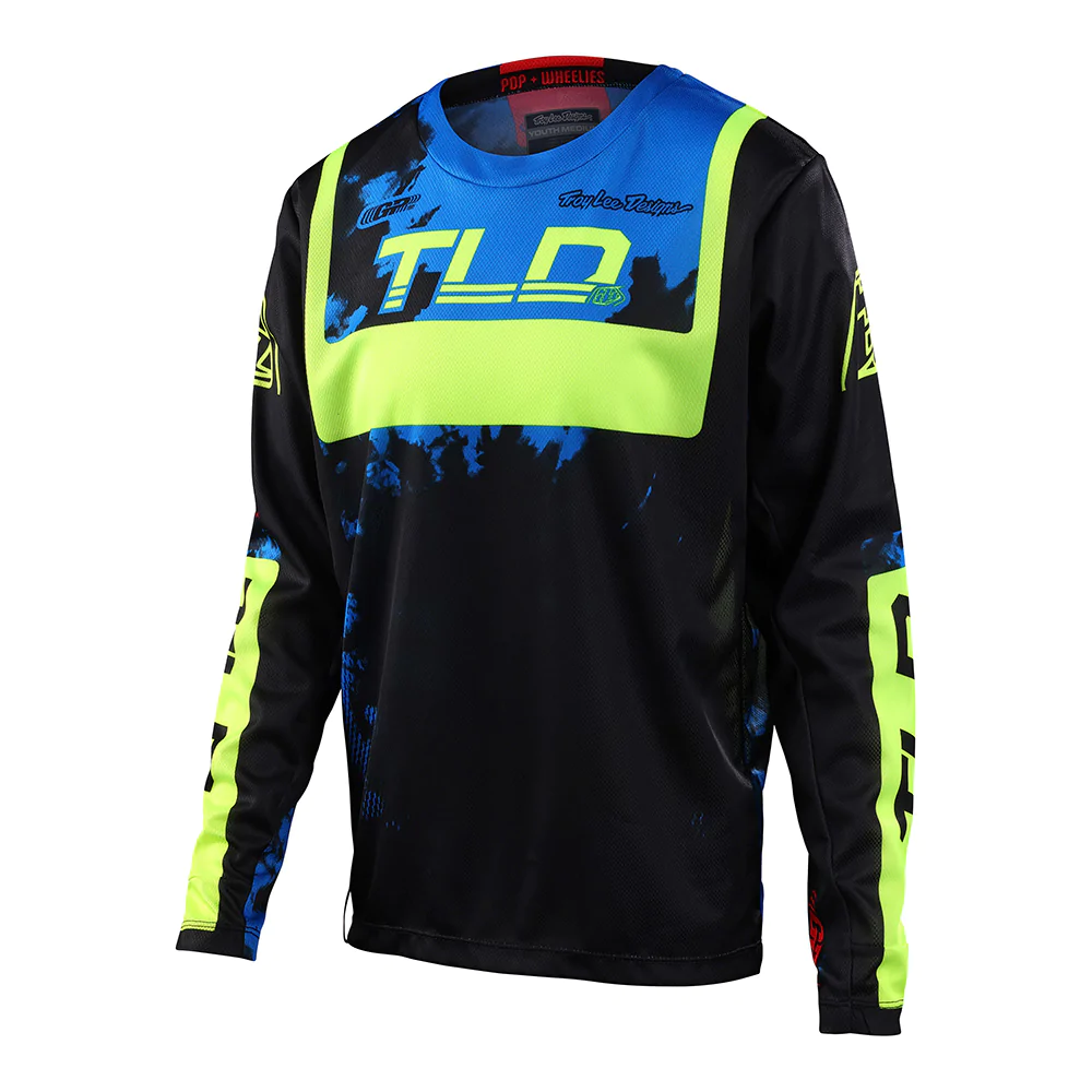Мотоджерси подростковая Troy Lee Designs Youth GP Jersey Astro Black/Yellow YXS