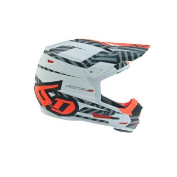 Мотошлем подростковый 6D ATR-2 Havoc Neon Orange White YS