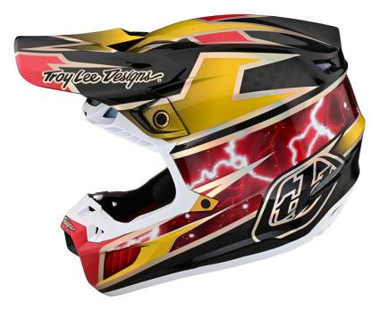 Мотошлем Troy Lee Designs SE5 Carbon Helmet W/MIPS Lightning Gold XS