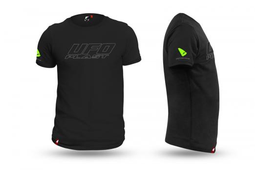 Футболка UFO T-SHIRT with UFO PLAST logo Silver, Black, S