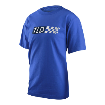 Футболка подростковая Troy Lee Designs Youth Boxed Out SS Tee Blue YL
