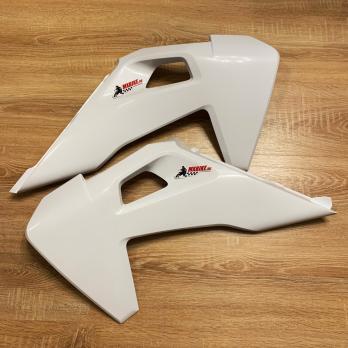 Боковины радиатора белые комплект Husqvarna TC/FC 19-22; TE/FE 20-22