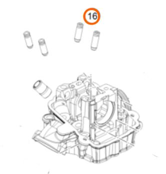 Направляющая впускного клапана KTM 450SX-F 19-21; 450/500EXC-F 20-21 / Husqvarna FC450 19-21; FE450/