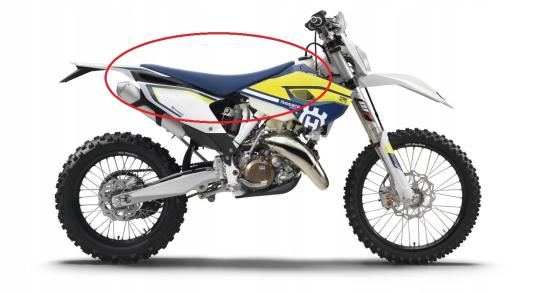 Обтяжка сиденья синяя Husqvarna TE/FE 2016