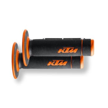 Грипсы двухкомпонентные с закрытым торцом KTM
