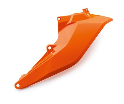 Боковина воздушного фильтра левая нижняя оранжевая KTM SX/SX-F 16-18 / EXC/EXC-F 17-19