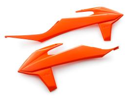 Боковины радиатора оранжевые KTM SX, SX-F 19-21 / EXC, EXC-F 20-21