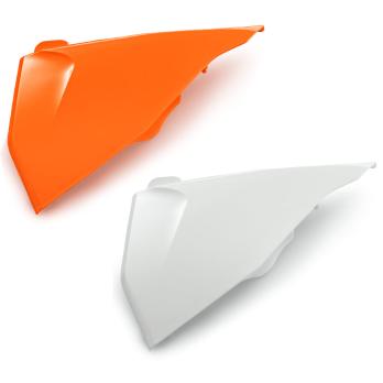 Крышка корпуса воздушного фильтра левая оранжевая KTM SX/SX-F 19-21 / EXC/EXC-F 20-21