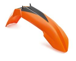 Крыло переднее оранжево-черное KTM SX 08-12 / EXC 08-13