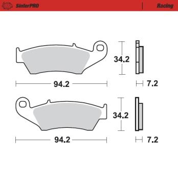 Колодки тормозные передние Yamaha / Honda / Suzuki / Kawasaki / GasGas / Beta