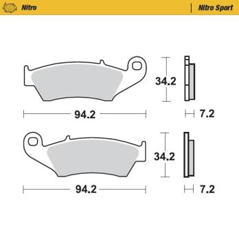 Колодки тормозные передние Yamaha / Honda / Suzuki / Kawasaki / GasGas / Beta