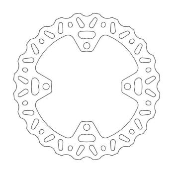 Диск тормозной задний Kawasaki KX125 03-08; KX250 03-21; KX250F 04-18; KX450F 06-18 / Suzuki RM-Z250