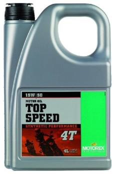Масло для четырехтактных двигателей Motorex Top Speed 4T 15W-50 (4 л)