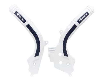 Защита рамы бело-черная KTM KTM SX/SX-F 16-18 / EXC/EXC-F 17-19 / Husqvarna TC/FC 16-20 / TE/FE 17-2